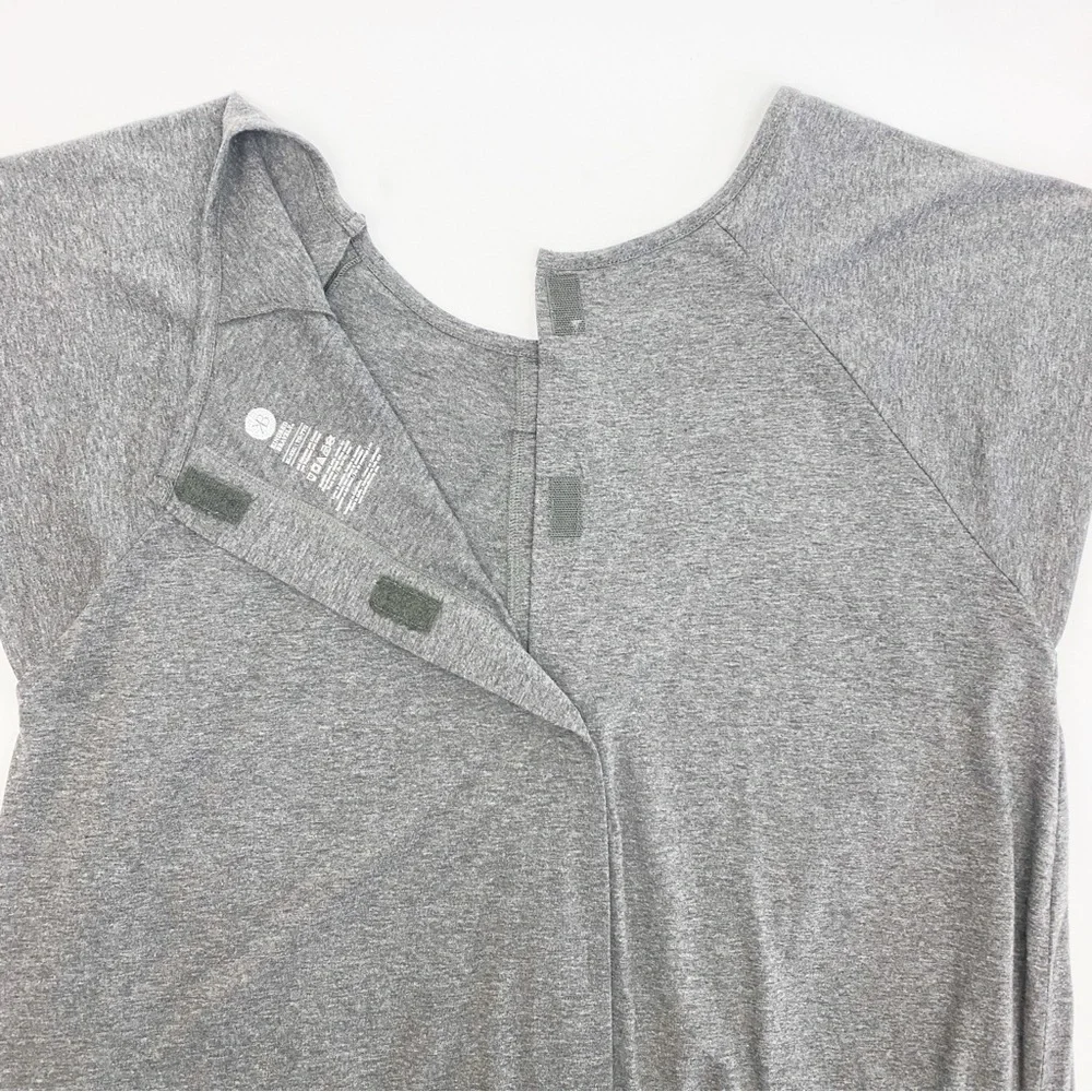 Kindred Bravely Universal Labor & Delivery Gown Grey Heather